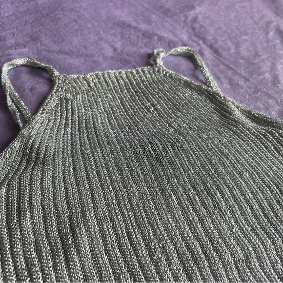 Metallic Halter Top - Picture 2 of 4